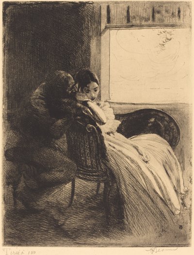 Flirt, ca. 1886 von Paul Albert Besnard