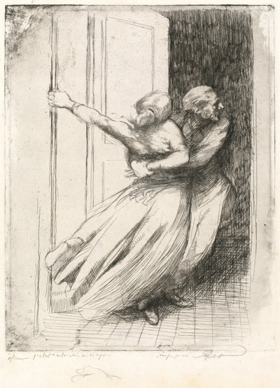 Die Vergewaltigung, ca. 1886 von Paul Albert Besnard