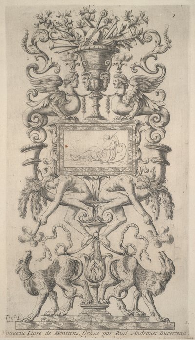 Ornamentales Design von Paul Androuet Du Cerceau