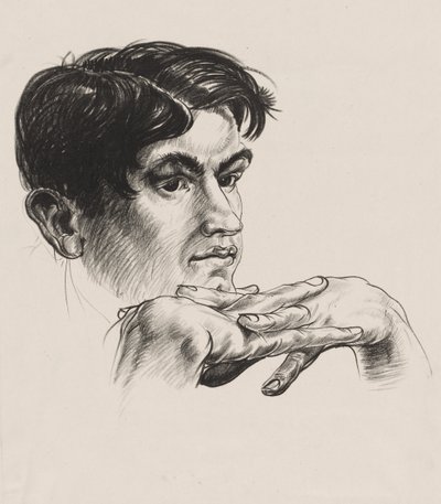 Männerkopf von Paul B. Travis
