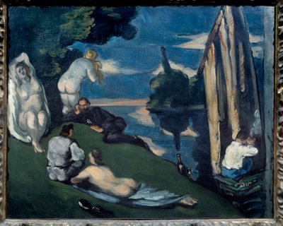Pastorale oder Idyll von Paul Cézanne