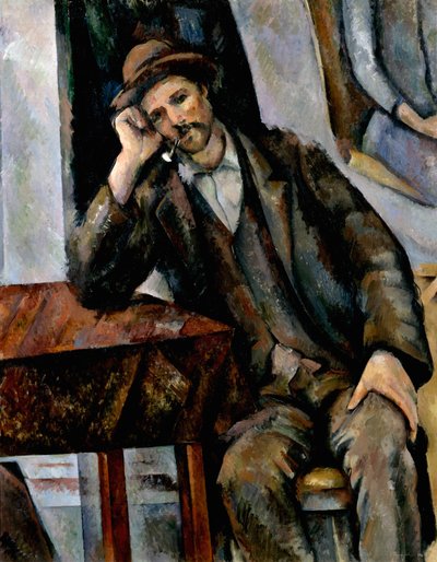 Ein Raucher, 1890-1892 von Paul Cézanne