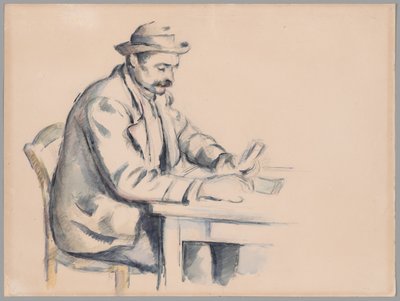Eine Studie für die Kartenspieler von Paul Cézanne