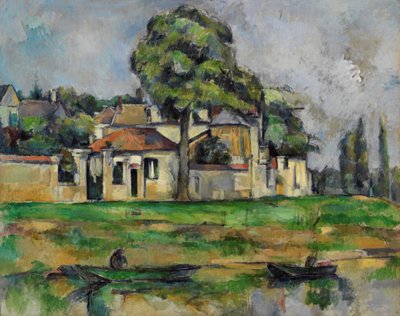 Ufer der Marne, um 1888 von Paul Cézanne