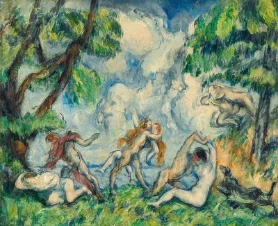 Die Schlacht der Liebe von Paul Cézanne