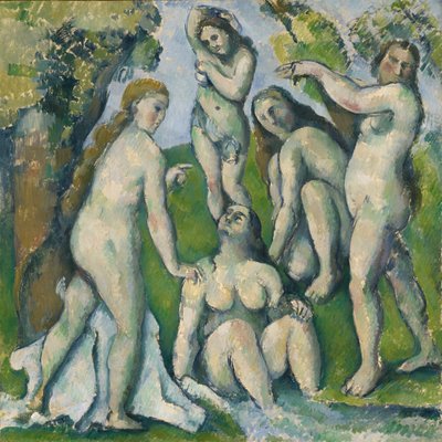 Fünf Badende von Paul Cézanne