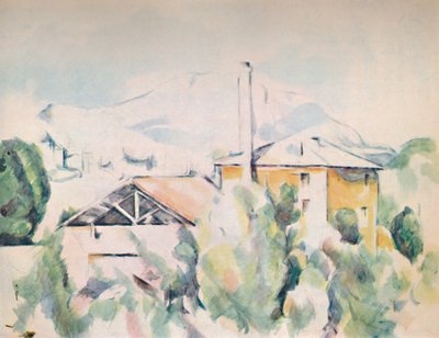 Häuser in einer Landschaft, 1923 von Paul Cézanne
