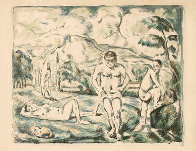 Große Badende von Paul Cézanne