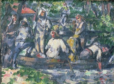 Abfahrt auf dem Wasser, 1879-82 von Paul Cézanne