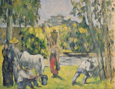 Leben auf dem Land, ca. 1875 von Paul Cézanne