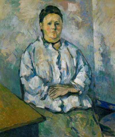 Madame Cézanne sitzend von Paul Cézanne