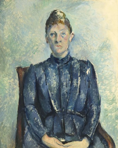 Porträt von Madame Cézanne von Paul Cézanne