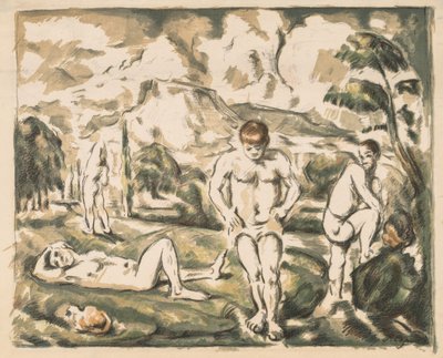 Die Badenden von Paul Cézanne