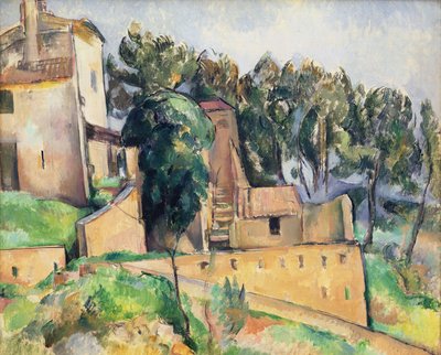 Das Haus in Bellevue, 1890-92 von Paul Cézanne