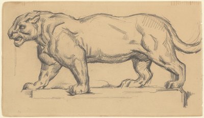 Jaguar von Paul Cézanne after Antoine Louis Barye