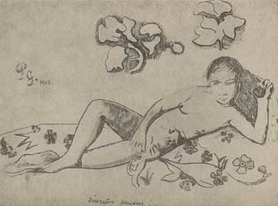 Dekorative Figur, 1936 von Paul Gauguin