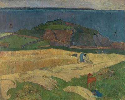 Ernte (Le Pouldu) von Paul Gauguin
