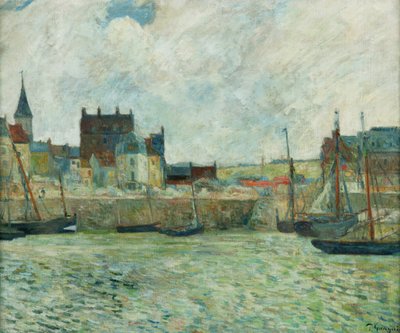 Hafenszene, Dieppe von Paul Gauguin