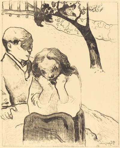 Menschliches Leid (Miseres humaines) von Paul Gauguin
