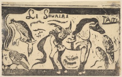 Das Lächeln, Taiti Smile, Tahiti, Dezember 1899 von Paul Gauguin