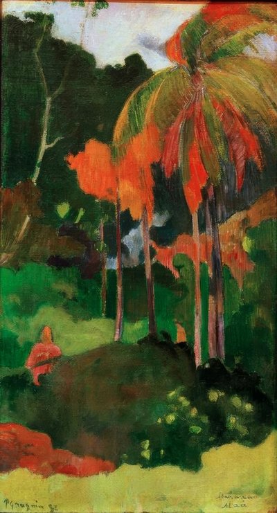 Mahana maa I von Paul Gauguin