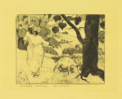 Pastoralen von Martinique, 1889 von Paul Gauguin