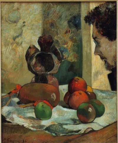 Stillleben mit Profil von Laval von Paul Gauguin
