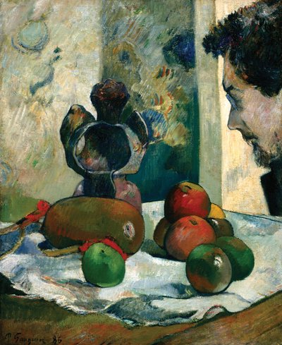 Stillleben mit Profil von Laval von Paul Gauguin