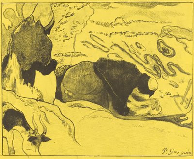 Die Wäscherinnen (Les laveuses) von Paul Gauguin