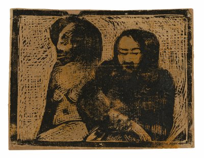 Zwei Maoris von Paul Gauguin