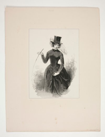 Amazone D von Paul Gavarni