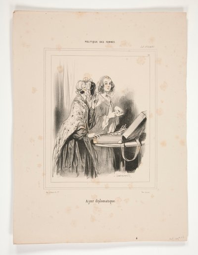 Agent Diplomatique von Paul Gavarni