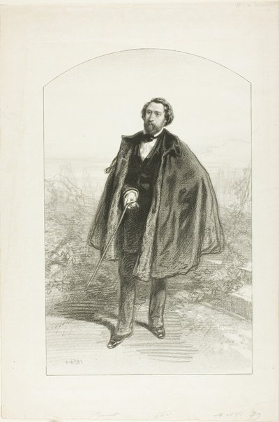 Alfred de Musset von Paul Gavarni