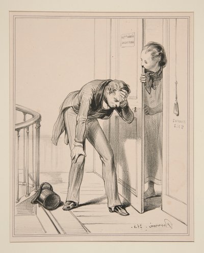 Buckel der Neugier von Paul Gavarni