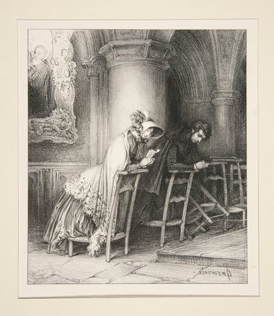 Modes Parisiennes von Paul Gavarni