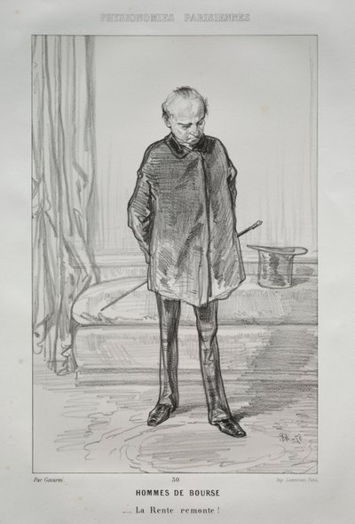 Hommes de Bourse von Paul Gavarni