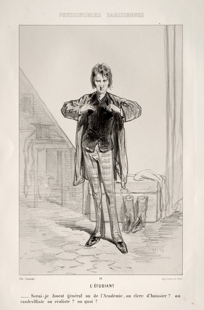 Der Student von Paul Gavarni