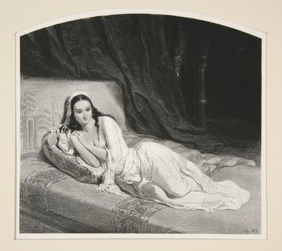 Die Gefangene von Paul Gavarni