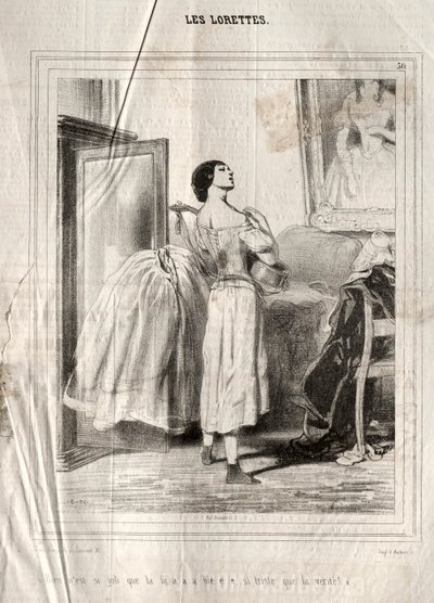 Les Lorettes von Paul Gavarni