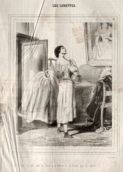 Les Lorettes von Paul Gavarni