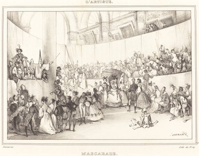 Maskerade von Paul Gavarni