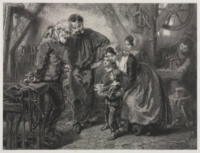 Der Geburtstag des Arbeiters von Paul Gavarni
