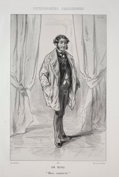 Ein Schöner von Paul Gavarni