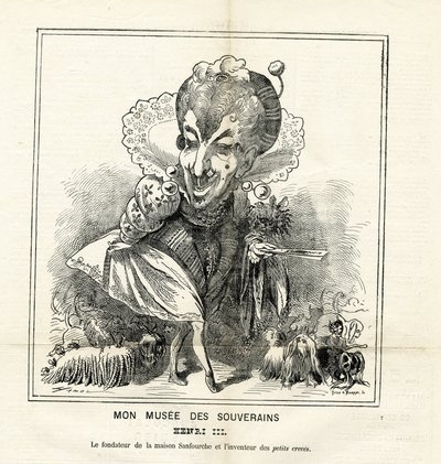 Illustration von Hadol (1835-1875) in Le Charivari von Paul Hadol