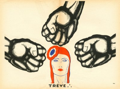 Der Temoin, Nummer 29, satirisch in Farben von Paul Iribe