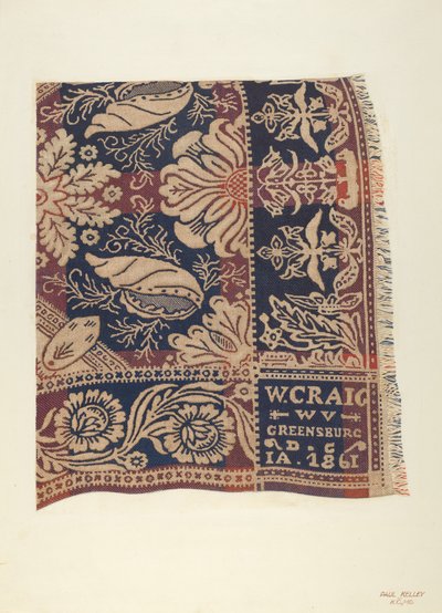 Jacquard-Decke von Paul Kelly
