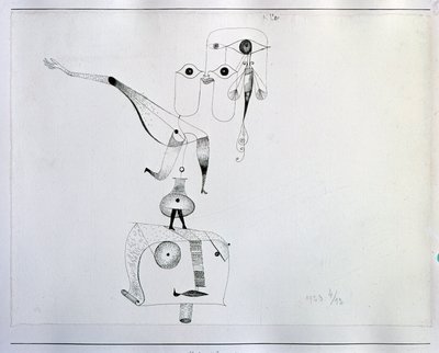 Eine Laune des Gleichgewichts von Paul Klee
