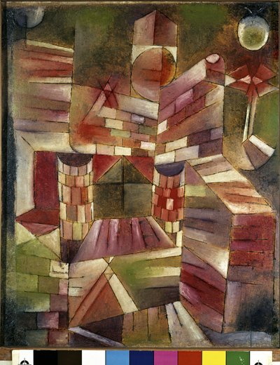 Architektur vom Fenster aus von Paul Klee