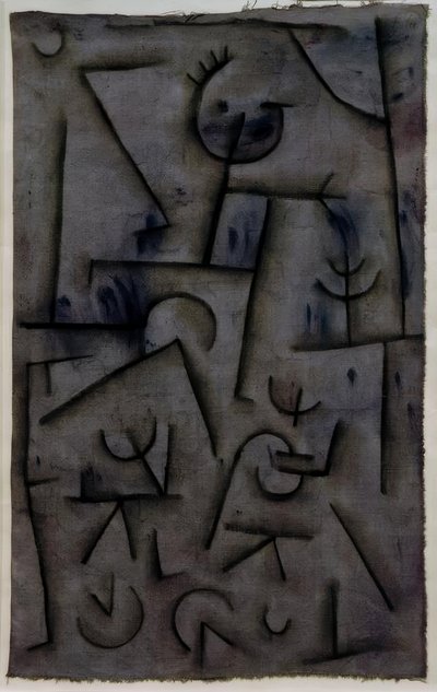 Bacchanal in Rotwein von Paul Klee
