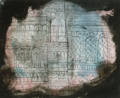 Brennendes Schloss von Paul Klee